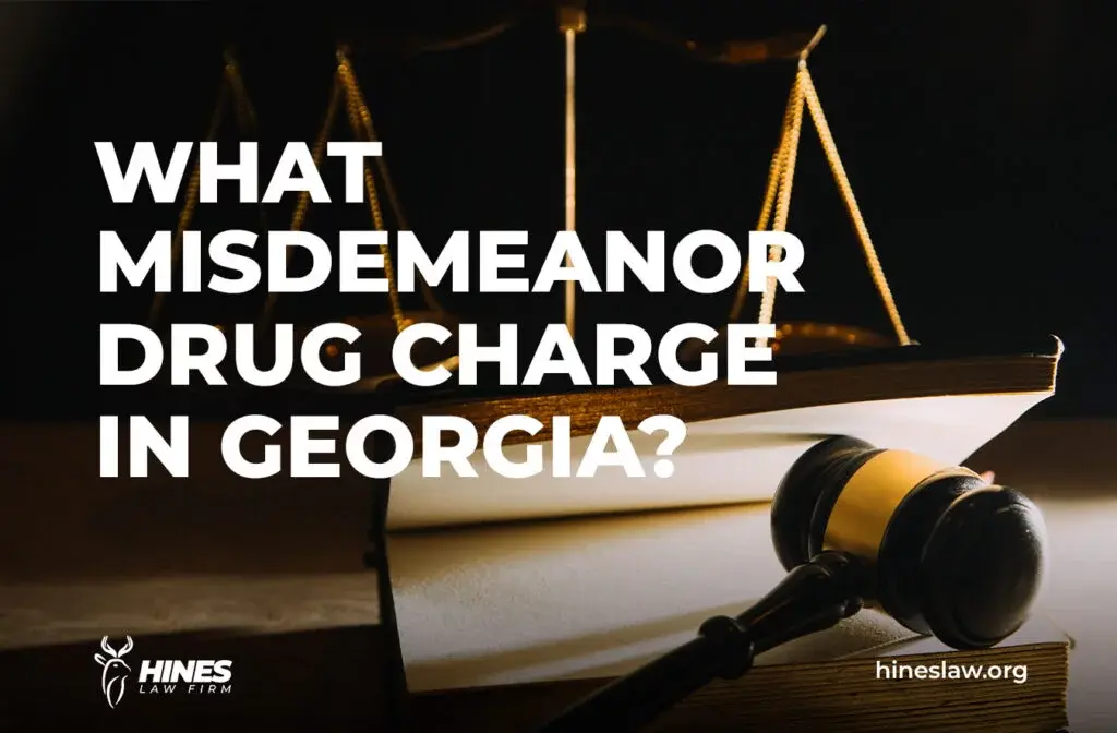 What is a misdemeanor drug charge in Georgia?