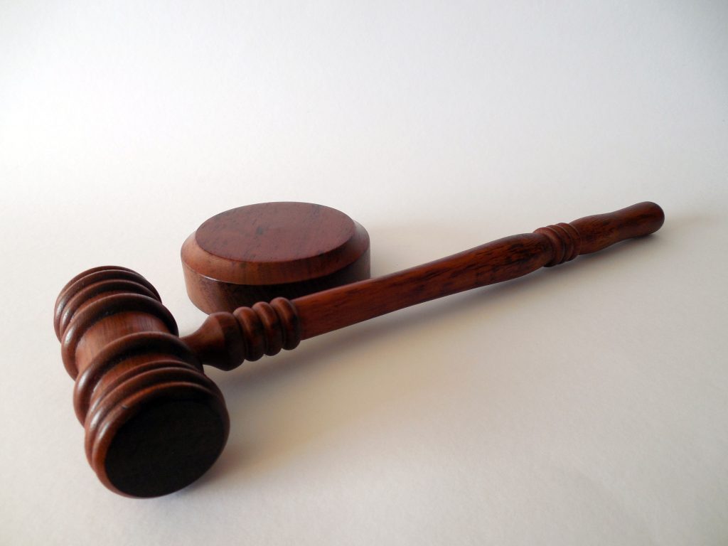 a judge's gavel